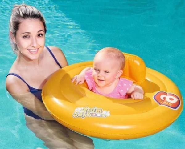 ASIENTO SALVAVIDAS TRIPLE ANILLO PARA BEBE BESTWAY art.32096 - Imagen 2