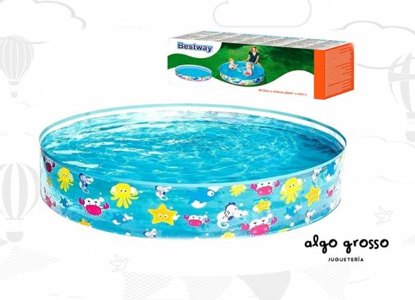 PILETA RIGIDA ORCAS/TIBURÓN BESTWAY art.55028