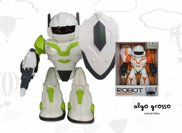 ROBOT DOMINATOR LUZ Y SONIDO KIDS BUDDY art.56250