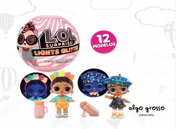 L.O.L. SURPRISE LIGHTS GLITTER MUÑECA art.564829