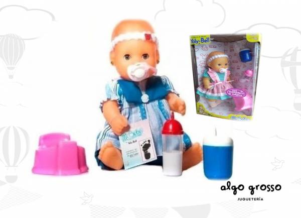 MI BEBE CON MAMADERA MÁGICA + ACCESORIOS YOLY-BELL art.1268