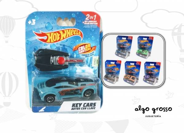 HOT WHEELS CON LLAVE LANZADOR COLOR SHIFTERS art.HW9998