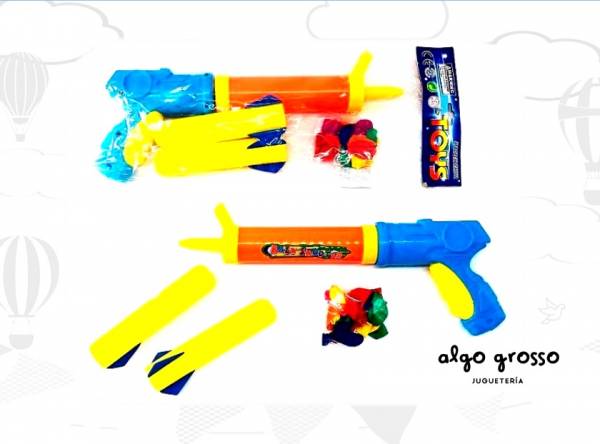 lanza agua goma eva