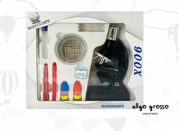 MICROSCOPIO 900X +SET EN CAJA art.ANK17