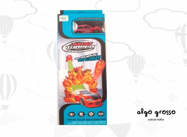 PISTA DE AUTO CON LANZADOR RAPID WORLD art.ANK6688-206