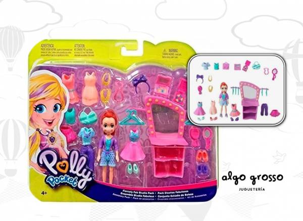 POLLY POCKET PACK DISEÑOS FABULOSOS art.GBF85