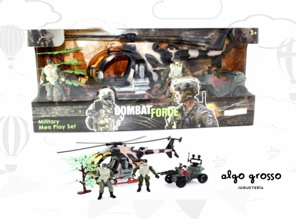 PLAYSET MILITAR COMBAT FORCE MEDIANO art.99342