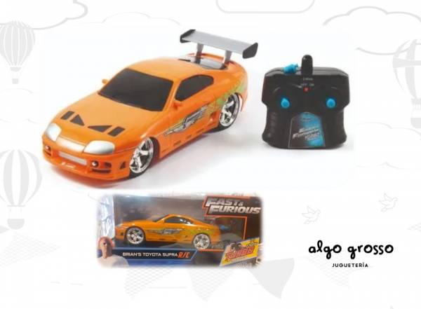 RAPIDO Y FURIOSO AUTO RADIO CONTROL TOYOTA SUPRA 1:24 art.97602
