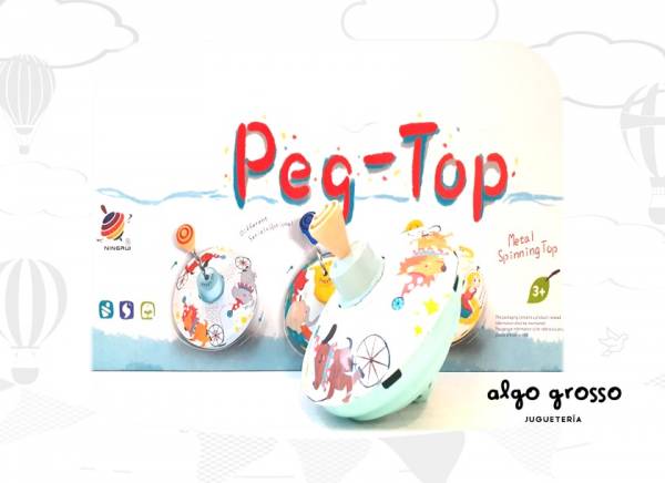 TROMPO PEG TOP PARA BEBE LATA art.55940