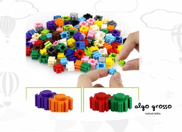 MINI BLOQUES DIY 128 PIEZAS art.57510