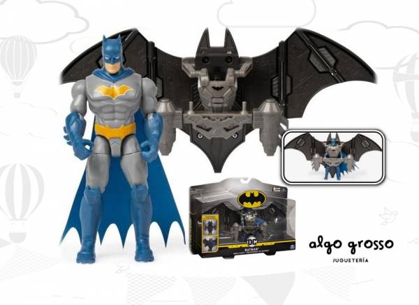 BATMAN FIGURA ARTICULADA MEGA EQUIPO TRANSFORMABLE art.67804
