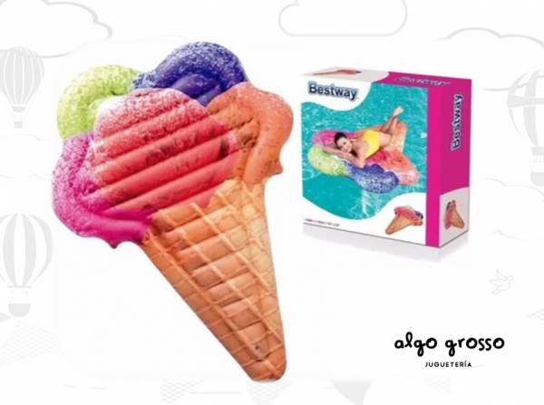 COLCHONETA INFLABLE CUCURUCHO HELADO BESTWAY art.43183