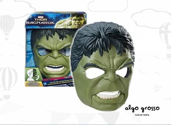 MASCARA HULK FURIOSO CON MOVIMIENTO art.B9973