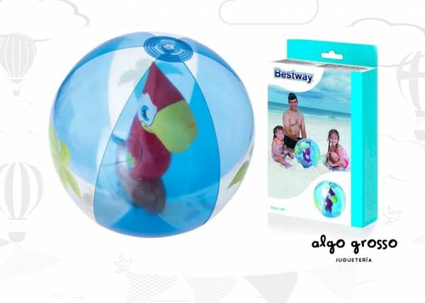 PELOTA INFLABLE CON SORPRESA INTERIOR BESTWAY art.31041