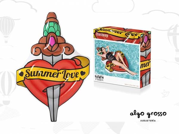 COLCHONETA TATOO INFLABLE BESTWAY art.43265