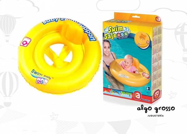 INFLABLE SALVAVIDAS PARA BEBE SWIM SAFE STEP A BESTWAY art.32027