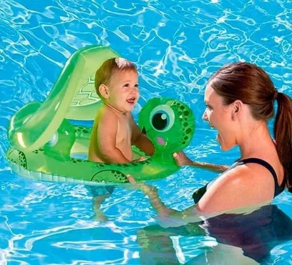 SALVAVIDAS TORTUGA ASIENTO CON TECHO BESTWAY art.34094 - Imagen 2