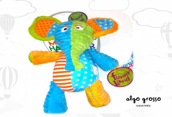 SONAJERO SOFT ANIMALES TOALLA 30CM art.BC234