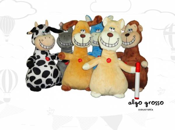 ANIMALES PELUCHES CON SONIDO CARCAJADA art.C7417