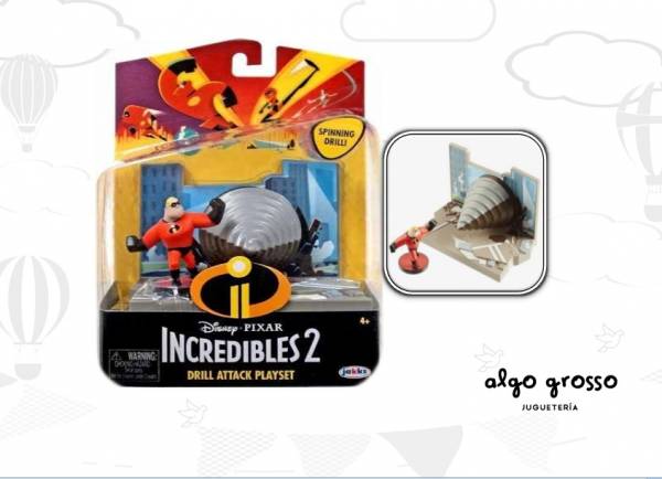 LOS INCREIBLES PLAYSET DE ACCION art.74931