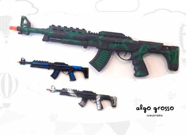 AMETRALLADORA A CHISPA SHOOT SUPER POWER GUN art.60685/6/7