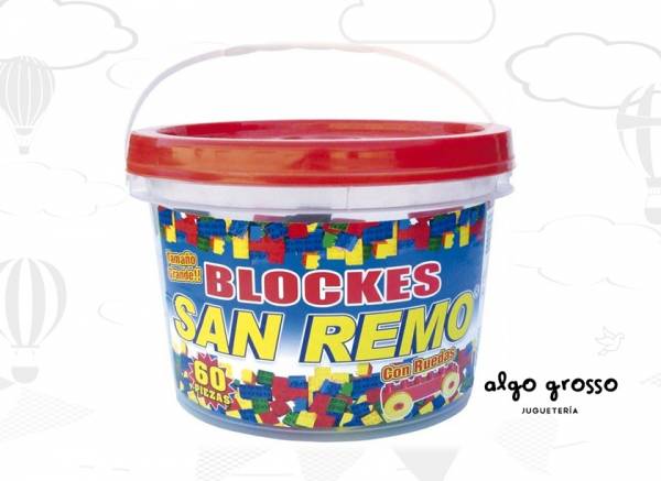 BLOQUES EN BALDE 60 PIEZAS SAN REMO art.36875