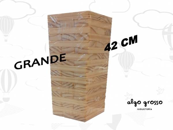 TORRE DE MADERA APILABLE JENGA GRANDE 18 PISOS art.167157