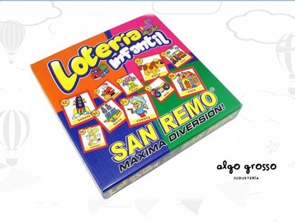 LOTERÍA INFANTIL SAN REMO art.42306