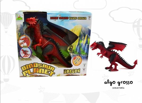DINOSAUR PLANET DRAGON CON SONIDO Y MOVIMIENTO art.5330/80073