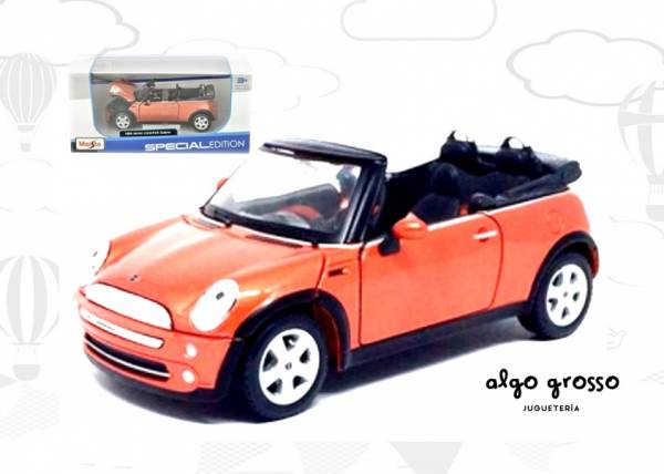 AUTO COLECCIÓN MINI COOPER CABRIO 1:24 MAISTO art.31998