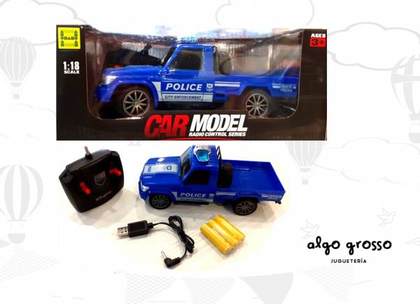 CAMIONETA RECARGABLE A RADIO CONTROL CAR MODEL ESCALA 1:18 art.3256