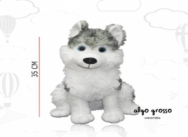 SIBERIANO SENTADO 35CM PELUCHE art.3835
