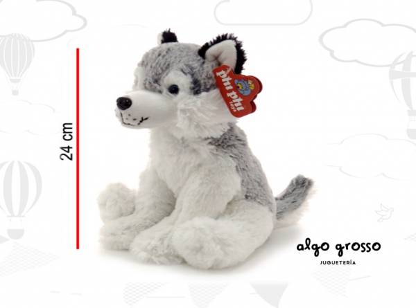 PERRO SIBERIANO SENTADO 24CM art.5731
