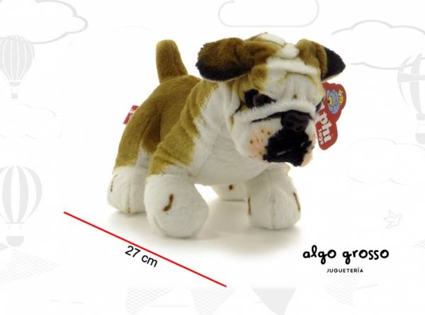 PERRO BULLDOG PARADO 27CM art.8076