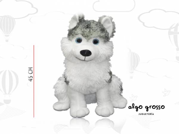 PERRO SIBERIANO SENTADO 45CM art.3836