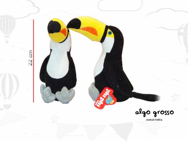 TUCAN PELUCHE 22CM art.2394