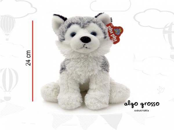 PERRO SIBERIANO SENTADO 24CM art.9519