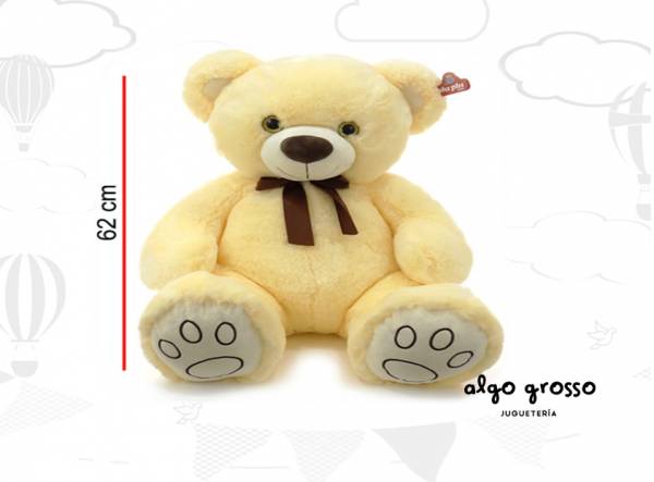 PELUCHE OSO CON MOÑO 62CM art.5391