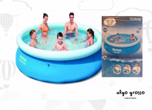 PILETA DE LONA REDONDA INGRABLE BESTWAY art.57273