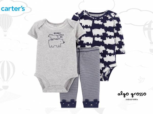 SET 3 PIEZAS BODYS Y PANTALÓN OSO POLAR art.17645210