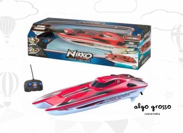 LANCHA HYDRO THUNDER NIKKO 1:24 RADIO CONTROL art.94424