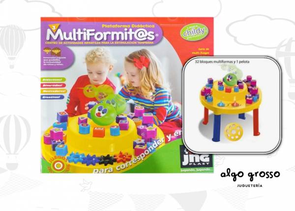 MULTIFORMITAS CHILDY MESA CON BLOQUES ENCASTRABLES art.12532