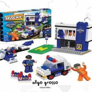 BLOCKY SUPER POLICÍAS 150 PIEZAS art.671