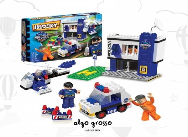 BLOCKY SUPER POLICÍAS 150 PIEZAS art.671