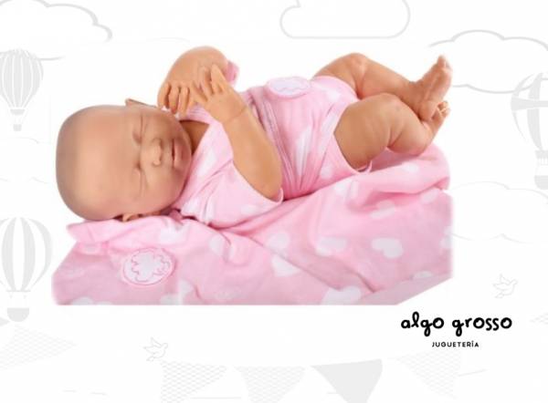 BEBE LAURI/FEDE CON MANTA 38CM CASITA DE MUÑECAS art.109