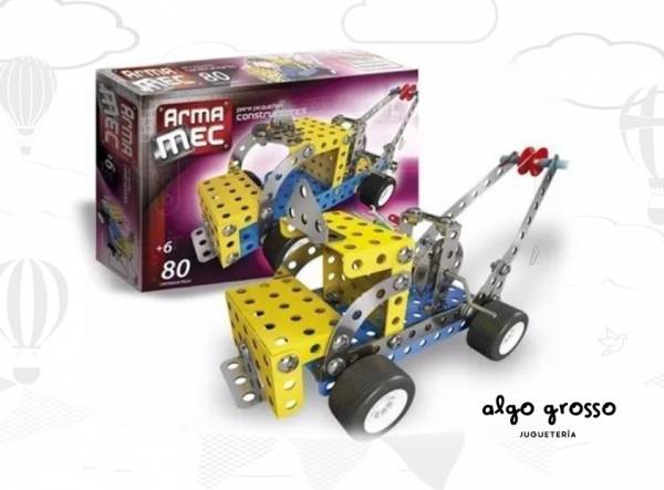 ARMAMEC 80 PIEZAS JUEGO CONSTRUCCIÓN METAL art.1600