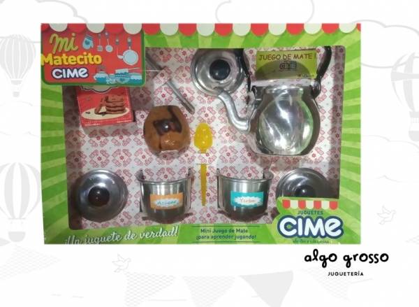 CIME JUEGO DE MATE METAL 10 PIEZAS art.324