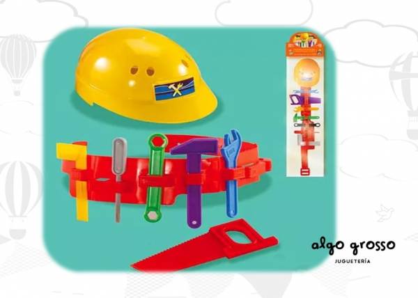 JUGANDO A SER CONSTRUCTOR HERRAMIENTAS BOLSA art.012650