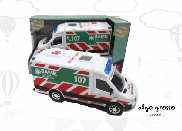 AMBULANCIA SAME A FRICCION 18CM art.F9150