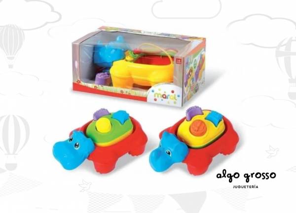 HIPOPÓTAMO/RINOCERONTE ENCASTRE BEBE MARAL art.4073
